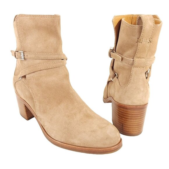 Rag & Bone Hazel Suede Buckle Boots Size 40 US 10 Womens $495 - Picture 2 of 13